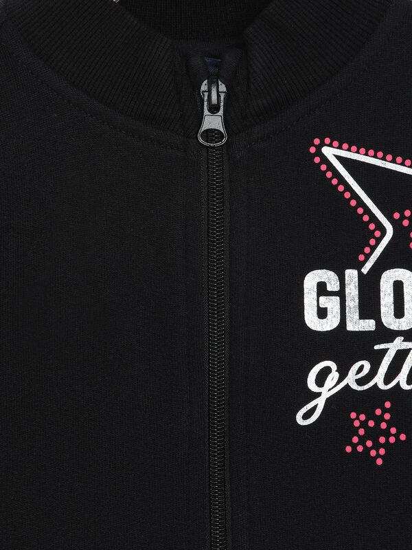 Fleece Sweatshirt With Print image number 2